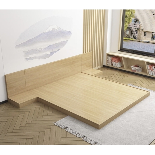GIƯỜNG GỖ CÔNG NGHIỆP KIỂU NHẬT-GGC26